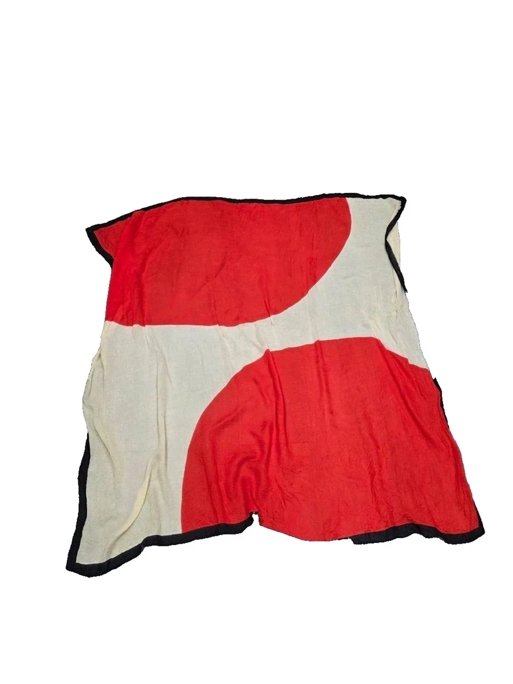 Scarf Silk SUNRISE art batic IN RED A008719